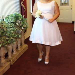 Tea length Wedding Dress